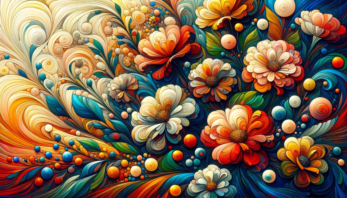 A collection of vibrant, intricate flower paintings by Georgia O'Keeffe