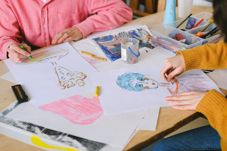 An image depicting a painter standing in front of a vibrant artwork, holding a paintbrush and looking inspired.