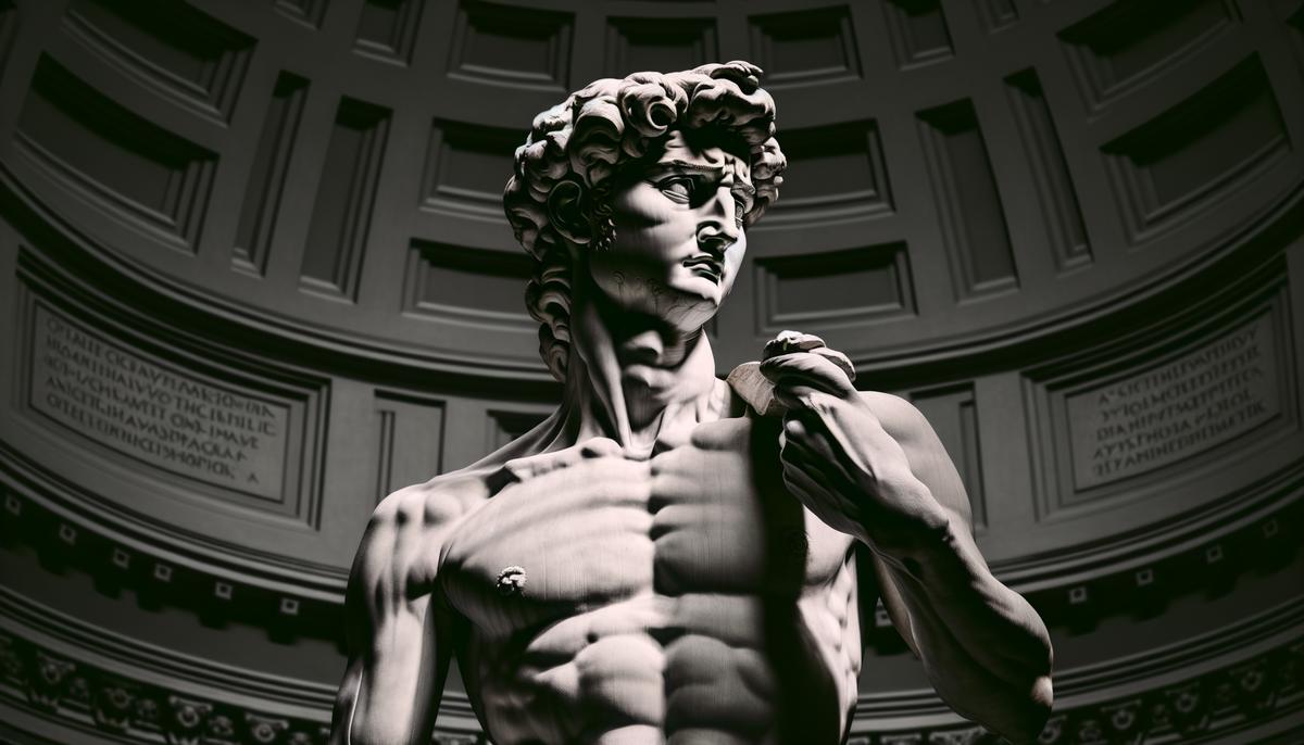 Michelangelo's David sculpture inspired by ancient Greek art